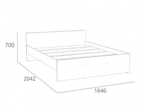 Кровать 1600 НМ 011.53 Симпл Белый Фасадный в Уфе - ufa.magazinmebel.ru | фото - изображение 4