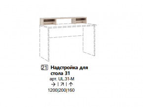 Надстройка для стола 31 (Полка) в Уфе - ufa.magazinmebel.ru | фото