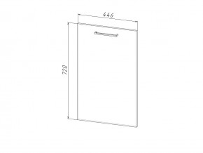 П 45 Комплект для посудомоечной машины 450 мм (цоколь + фасад) ЛДСП в Уфе - ufa.magazinmebel.ru | фото